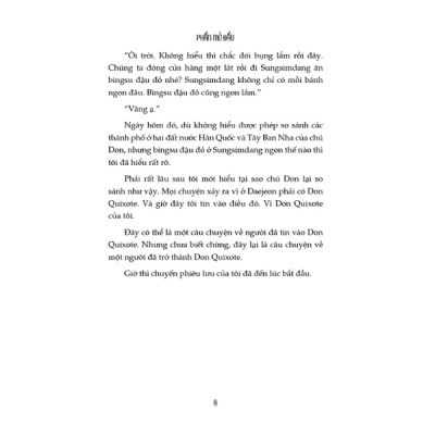 Chàng Don Quixote Của Tôi (Tác Giả: Kim Ho-Yeon)