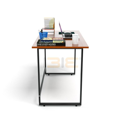 Bàn IBIE Rec-F Chân Đen - Màu Cánh Gián