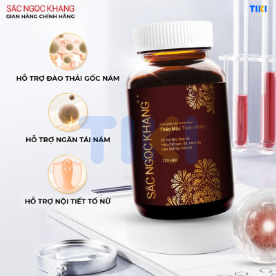 Combo 2 Hộp viên uống Sắc Ngọc Khang ++ hỗ trợ hạn chế lão hóa, sạm da, nám da; hỗ trợ tăng cường nội tiết tố nữ