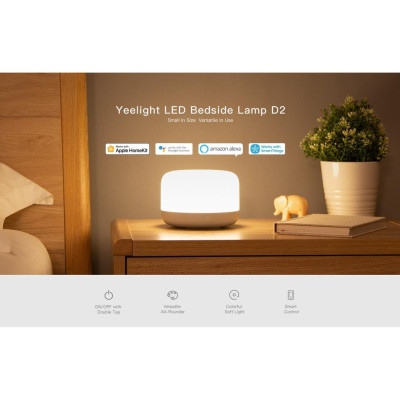 ĐÈN LED ĐẦU GIƯỜNG/ ĐÈN NGỦ THÔNG MINH XIAOMI YEELIGHT YLCT01YL - HỖ TRỢ APPLE HOMEKIT – BẢN QUỐC TẾ - NHẬP KHẨU CH