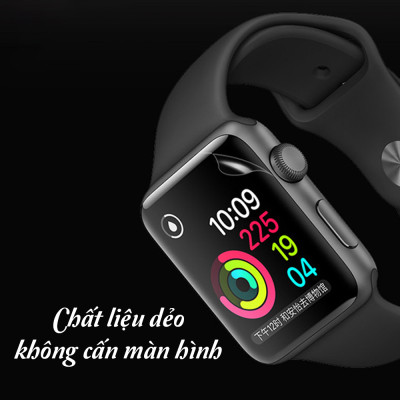 Miếng Dán PPF Dẻo Chống Trầy Xước, Bảo Vệ Màn Hình Toàn Diện Cho Đồng Hồ Thông Minh Apple Watch – Hàng Chính Hãng