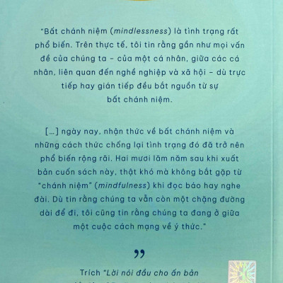 Mindfulness - Sống Tỉnh Thức Và Thực Hành Chánh Niệm