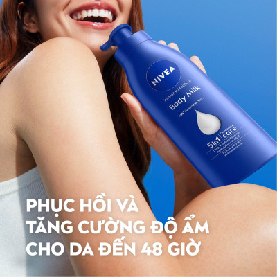 Sữa Dưỡng Thể NIVEA Dưỡng Ẩm Chuyên Sâu 48H | Thấm Nhanh (550 ml) - 98943