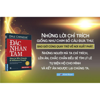 Sách - Combo Bìa Cứng Đắc Nhân Tâm + Quẳng Gánh Lo Đi Và Vui Sống - First News