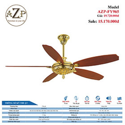 AZP-FY965 – BST QUẠT ĐÈN CAO CẤP / GIẢI PHÁP TRANG TRÍ CHO CÁC CÔNG TRÌNH NHÀ HÀNG, KHÁCH SẠN. CĂN HỘ, DINH THỰ phong cách đương đại, hàng nhập khẩu AZP