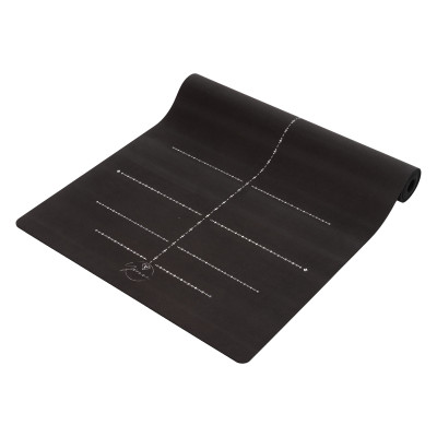 Thảm tập yoga chính hãng Yvonne, Pole Star Black (TẶNG KÈM 3 PHẦN QUÀ) dày 4mm bề mặt nhám, siêu bám, chống trơn trượt, ưa mồ hôi,