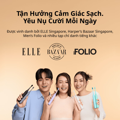 [Chính Hãng] Bộ Bàn Chải Đánh Răng Điện ZenyumSonic MỚi 2.0 & 3 Đầu Thay Thế - Xanh Mint - Công Nghệ Singapore