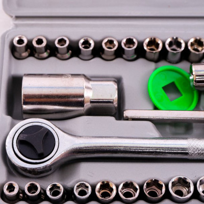 Bộ Dụng Cụ 40 Món Cho Xe Máy, Ô Tô - Hàng chính hãng 