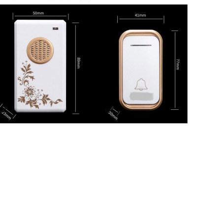 Chuông cửa không dây thông minh kiểu dáng sang trọng, chống nước,bắt sóng tốt