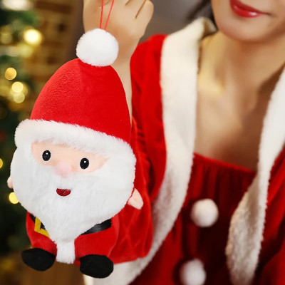 Thú nhồi bông ông già Noel, bà già Noel, người tuyết đáng yêu - Size 22cm - Quà tặng Noel đón giáng sinh vui vẻ.