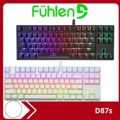 Bàn phím cơ gaming Fuhlen D87s RGB, chính hãng, có app, Switch Blue, Red- Hàng chính hãng