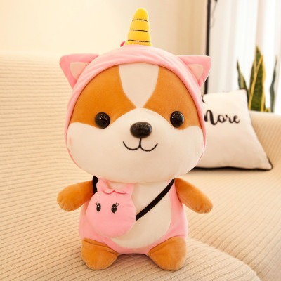 Gấu bông chó Shiba cosplay hình thú các loại siêu dễ thương cute (23cm--->50cm)  hàng xịn cao cấp an toàn cho người sử dụng