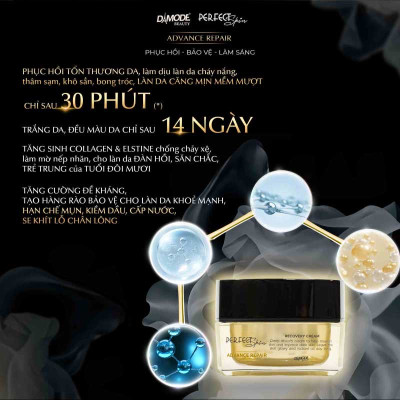 Kem phục hồi dưỡng trắng da nâng cơ ADVANCE REPAIR REVOVERY DAMODE hủ 30gr