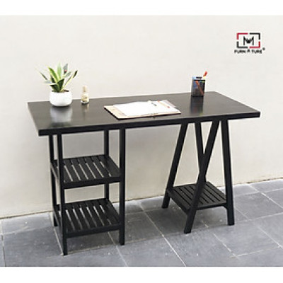 BÀN LÀM VIỆC CHÂN THÁP HIỆN ĐẠI MWFURNITURE - STANDING TOWER TABLE 