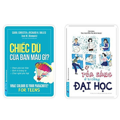 Sách - Combo Chiếc dù của bạn màu gì?  + Tỏa sáng ở trường đại học  - FirstNews