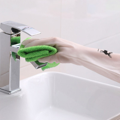 Combo 2 Bộ Găng Tay Cao Su Rửa Bát Nhật Bản, Giặt Giũ, Vệ Sinh, An Toàn, Tiện Lợi - Hàng Chính Hãng