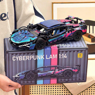 Mô hình lắp ráp siêu xe Lambo tỉ lệ 1:14 , Đồ chơi lắp ráp xe ô tô