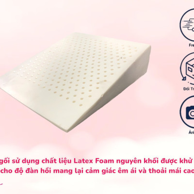 Gối Latex Foam Chống Trào Ngược Cho Người Lớn Kingroll 