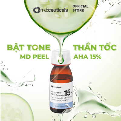 MD:PREPEEL AHAS COMPLEX 15% – THAY DA SINH HỌC TRẮNG SÁNG DA & CĂNG BÓNG
