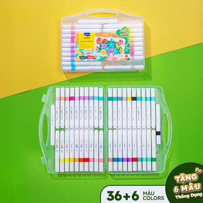 Hộp 32 Bút Màu Acrylic Đầu Brush - Colokit ACM-C022