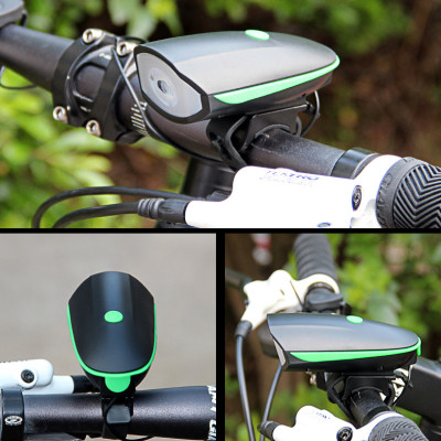 [TẶNG Dầu Tra Xích] Đèn xe đạp thể thao dododios siêu sáng có còi pin sạc usb led T6 chống nước - Hàng chính hãng