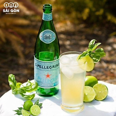 Thùng nước khoáng có ga tự nhiên San Pellegrino 750ml x 12 chai (chai thủy tinh)