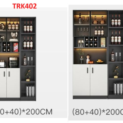 Tủ rượu cánh kính, tủ trưng bày rượu TRK402 - Nội thất lắp ráp Viễn Đông ADV