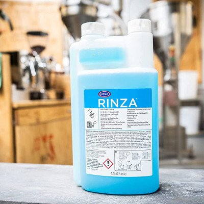 Dung dịch làm sạch vòi đánh sữa máy pha cà phê Urnex RINZA - Chuyên cho máy pha cappuccino - Hàng nhập khẩu