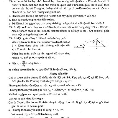 Vật Lý 10 - Tuyệt Kỹ Các Thủ Thuật Giải Nhanh Tự Luận - Trắc Nghiệm