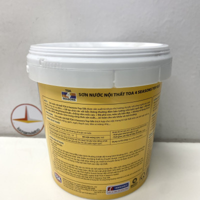 Sơn phào chỉ cho trần nhà Toa 4 Seasons Top Silk  màu D- 8037 _1L