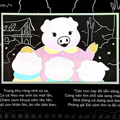 Sách Chiếu Bóng Thần Kỳ - Ba Chú Heo Con