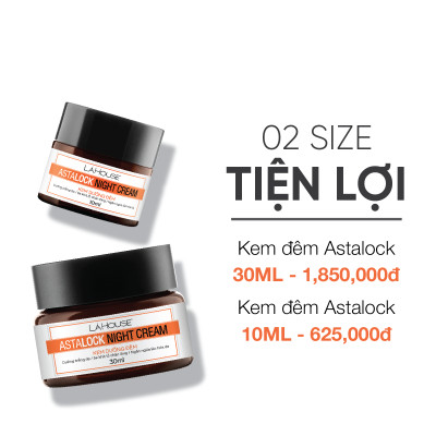 Kem dưỡng đêm,dưỡng ẩm,dưỡng trắng da LÁ HOUSE Astalock Night Cream 10ml/30ml
