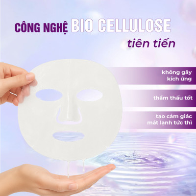 Mặt nạ BESKINATY Glutathione Bio Mask dưỡng sáng phục hồi da cao cấp Hàn Quốc