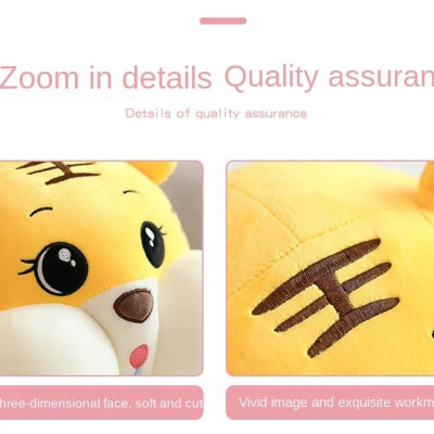 Gấu bông hổ ôm bình sữa siêu dễ thương – Quà tặng thú nhồi bông cọp má phệ bú bình – Size từ 50 cm đến 80 cm – Gối ôm hổ milk cho bé ngủ ngon