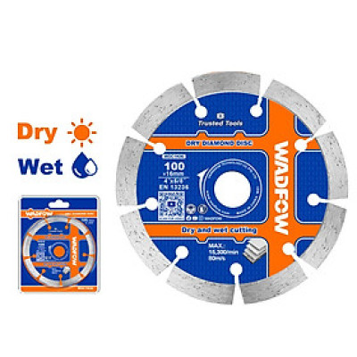 [CHÍNH HÃNG] Lưỡi cắt gạch khô-ướt 100x16mm WDC1K06 WADFOW