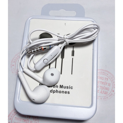 Tai nghe Ham mer U19 chân cắm 3.5ly dây dài 1.2m, âm thanh HIFI trầm đa năng hàng chính hãng, bảo hành Hàng chính hãng 12 tháng