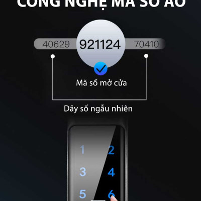 Khóa thông minh cửa nhôm Kitos KT-AL650