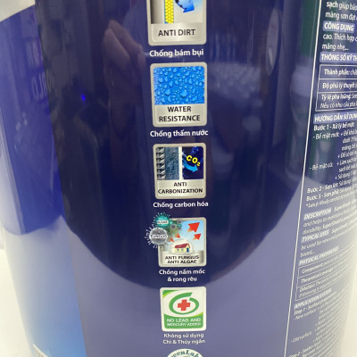 Sơn nước siêu cao cấp Toa SuperShield ngoại thất màu xám 8257 _4L