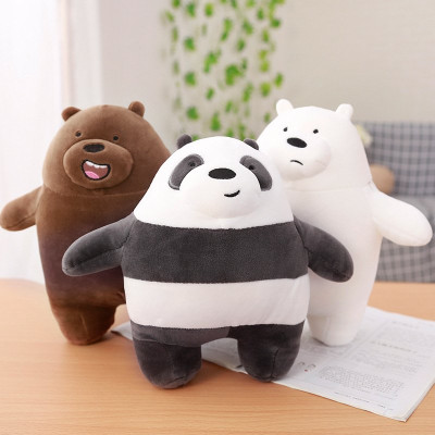 Gấu bông anh em nhà gấu We Bare Bears dạng đứng siêu mềm (20cm--->40cm) vải miniso mềm mại êm ái, hàng xịn cao cấp an toàn cho trẻ nhỏ