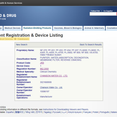 Bộ lọc nước uống trực tiếp Chanson 3 cấp lọc, model SF - hàng chính hãng