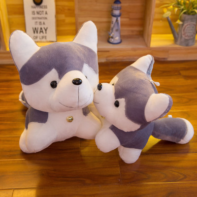  Gấu bông chó Husky đeo chuông dễ thương siêu mềm siêu cưng (20cm--->50 cm) Gối ôm chó husky đáng yêu hàng xịn cao cấp an toàn cho trẻ nhỏ