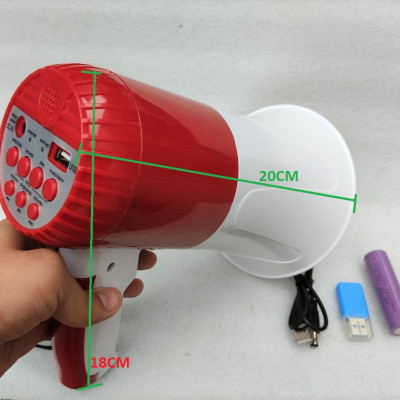 LOA PHÓNG THANH CẦM TAY CÓ GHI ÂM 35W - PIN KHỎE 10 TIẾNG - LOA PHÁT TIẾNG RAO - Hàng chính hãng / Hàng nhập khẩu