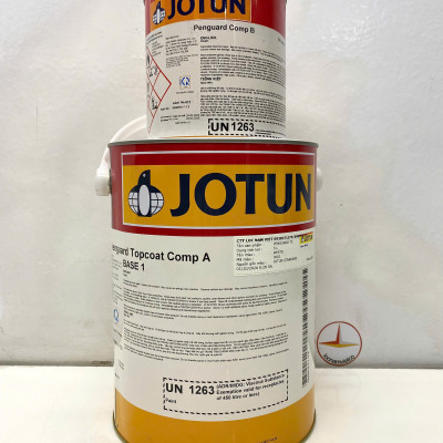 Sơn Epoxy Jotun Penguard Topcoat base 1 màu trắng - White 001 _5L/bộ