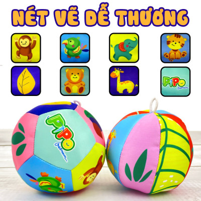 Bóng Múi Montessori Bằng Vải Cho Trẻ Sơ Sinh Luyện Vận Động Chân Và Phát Triển Đa Giác Quan - Pipo Việt Nam