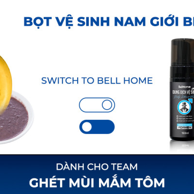 Dung Dịch Vệ Sinh Nam Bell Home - Làm sạch tức thì Lưu hương 24h dung tích