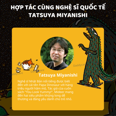 Gấu bông, thú nhồi bông khủng long T-rex xanh cao cấp Mideer Stuffed Animal