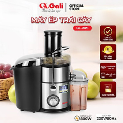 Máy ép trái cây Gali, đa chức năng, ép các loại rau, củ, quả, thân 2 lớp, motor dây đồng, cam kết hàng chính hãng, bảo hành 12 tháng chính hãng Gali