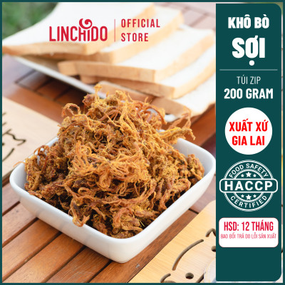 Khô Bò Sợi - Tùng Phương Du Ký - Túi Zip 200 GRAM