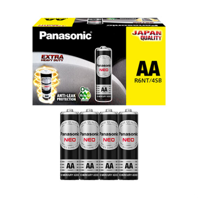 Hộp Pin than đen Panasonic AA R6NT/4SB (40 viên) - Hàng chính hãng
