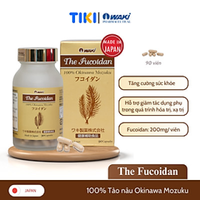 The Fucoidan - 100% Chiết Xuất Tảo Nâu Okinawa Nhật Bản Waki (90 Viên / Chai)